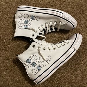 WHITE CONVERSE ALL STAR -Love Your Mother Edition- Men Size 10.5